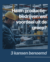 Halen productiebedrijven wel voordeel uit de groep?